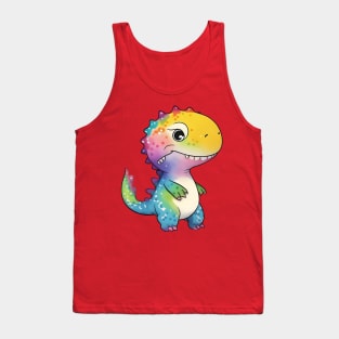 Cute Rex Polkadot Tank Top